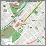 MBTA Massachusetts Avenue Neighborhood Map
